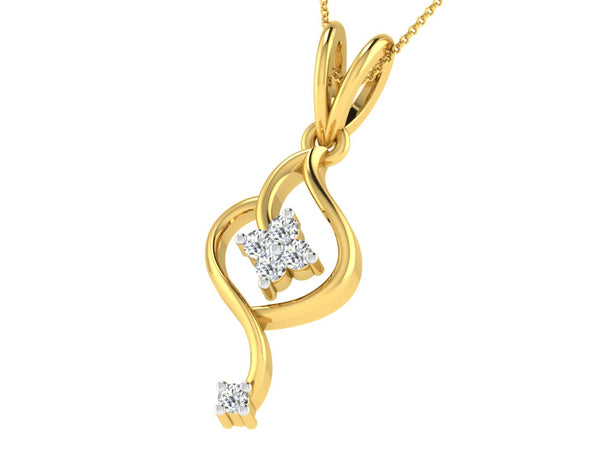 Nidal Jewels | Meadow Gold & Diamond Pendant - Nidal Jewels