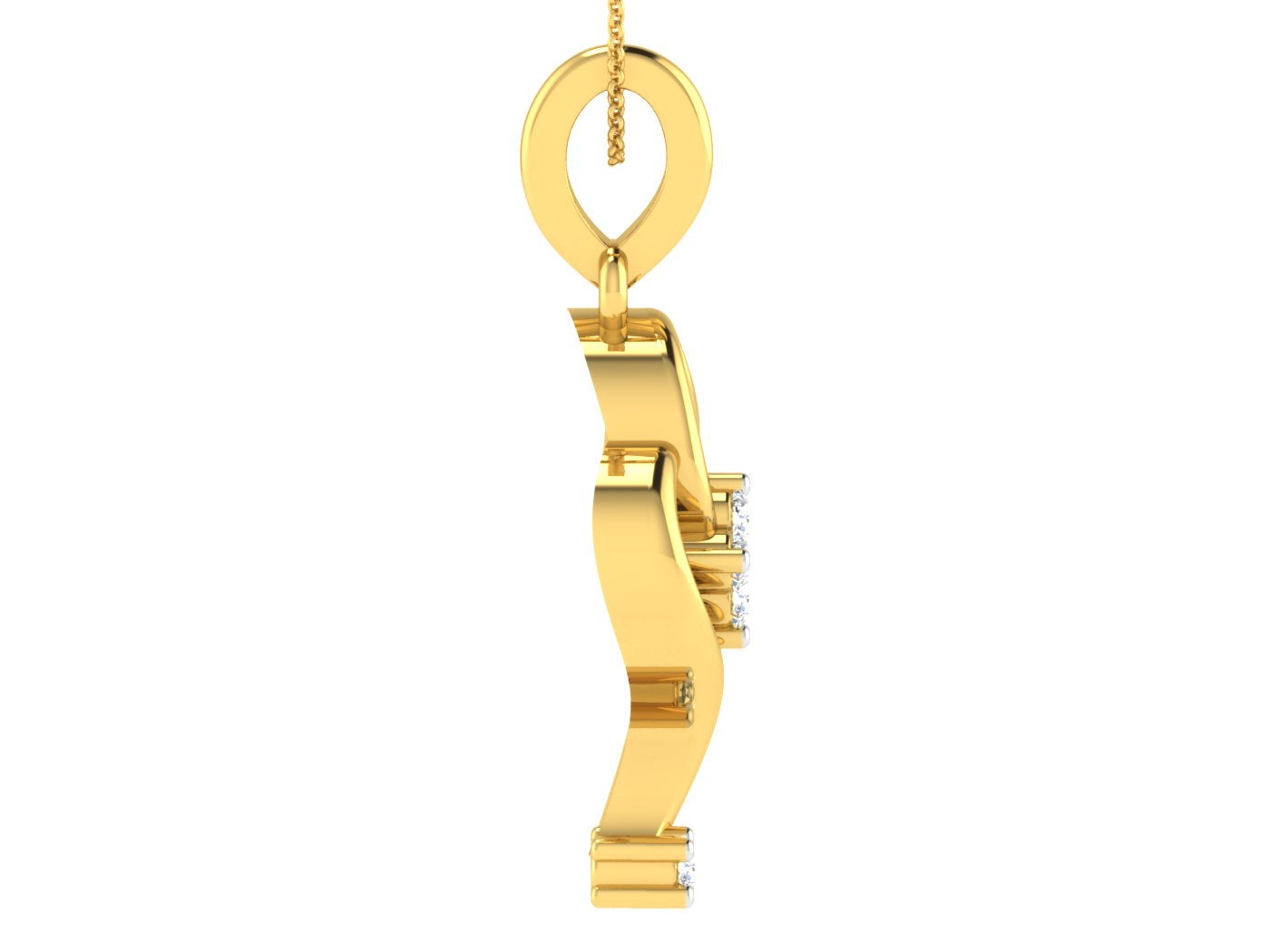 Nidal Jewels | Meadow Gold & Diamond Pendant - Nidal Jewels