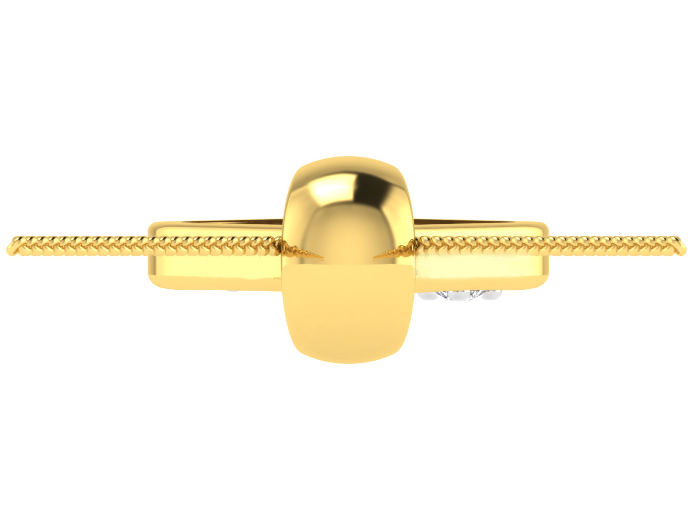 Nidal Jewels | Radiant Frame Gold & Diamond Pendant - Nidal Jewels