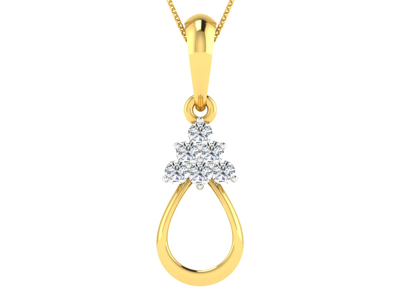 Nidal Jewels | Enigma Gold and Diamond Pendant - Nidal Jewels