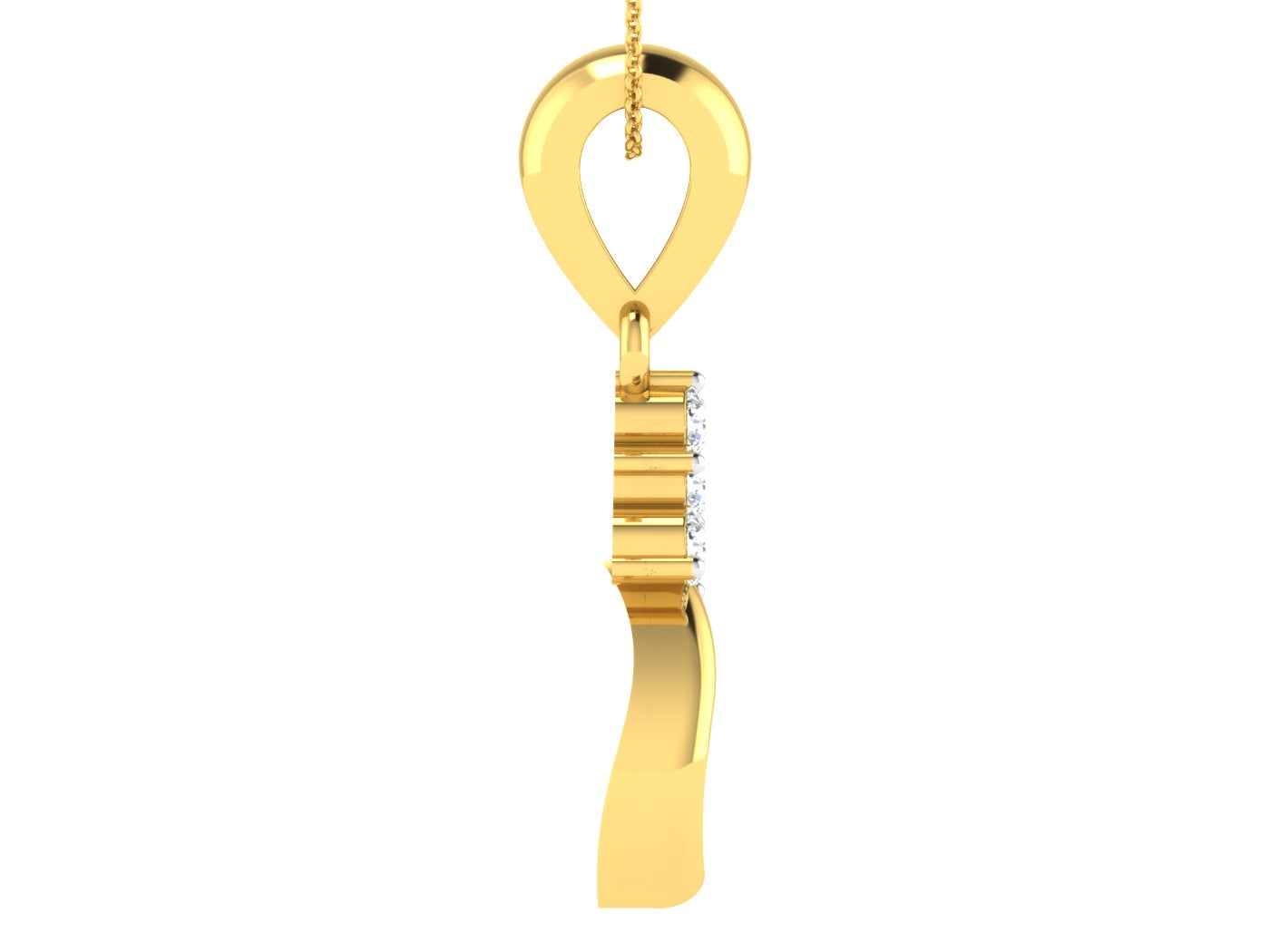 Nidal Jewels | Enigma Gold and Diamond Pendant - Nidal Jewels