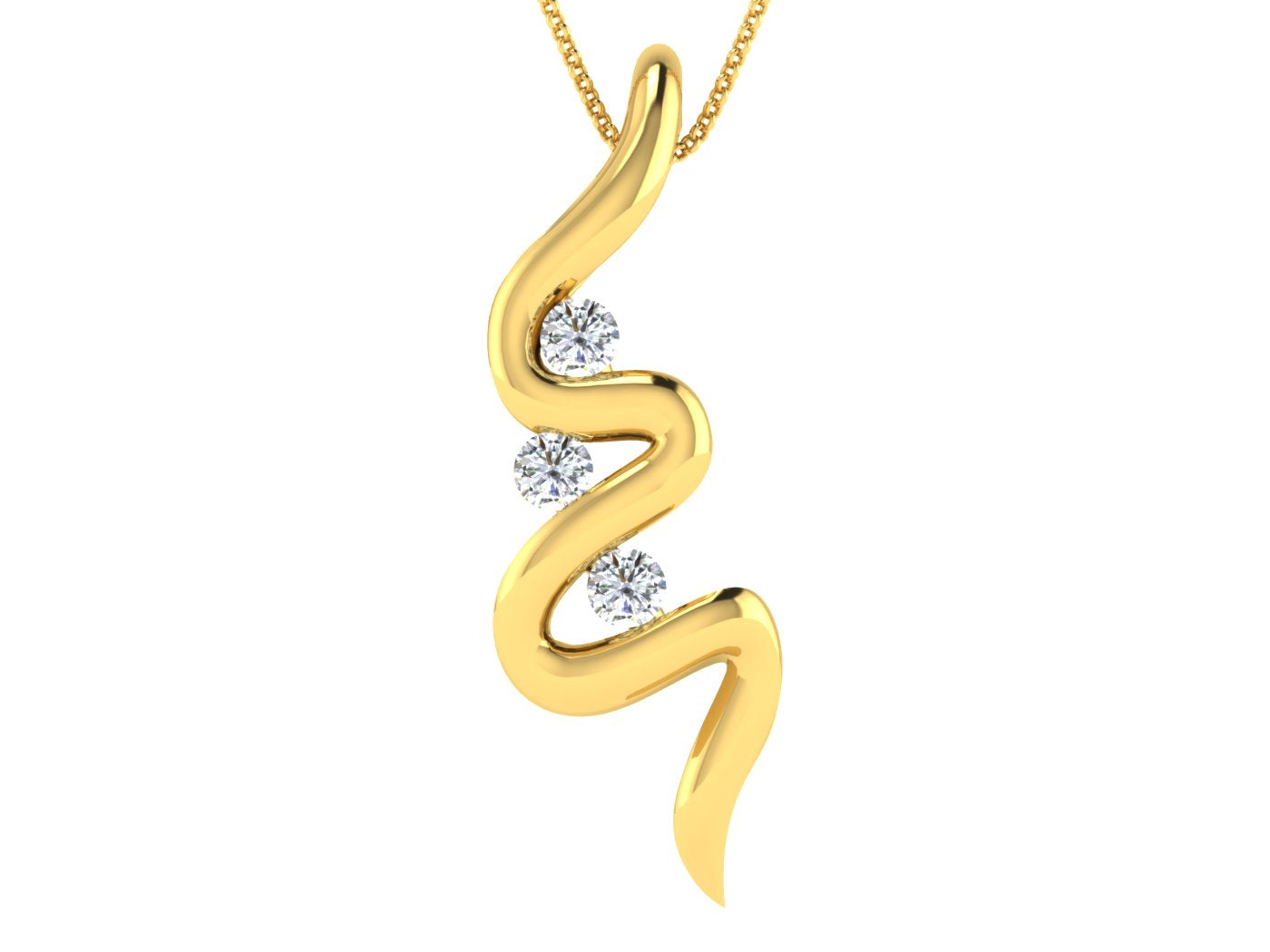 Nidal Jewels | Comet Charm Diamond and Gold Pendant - Nidal Jewels