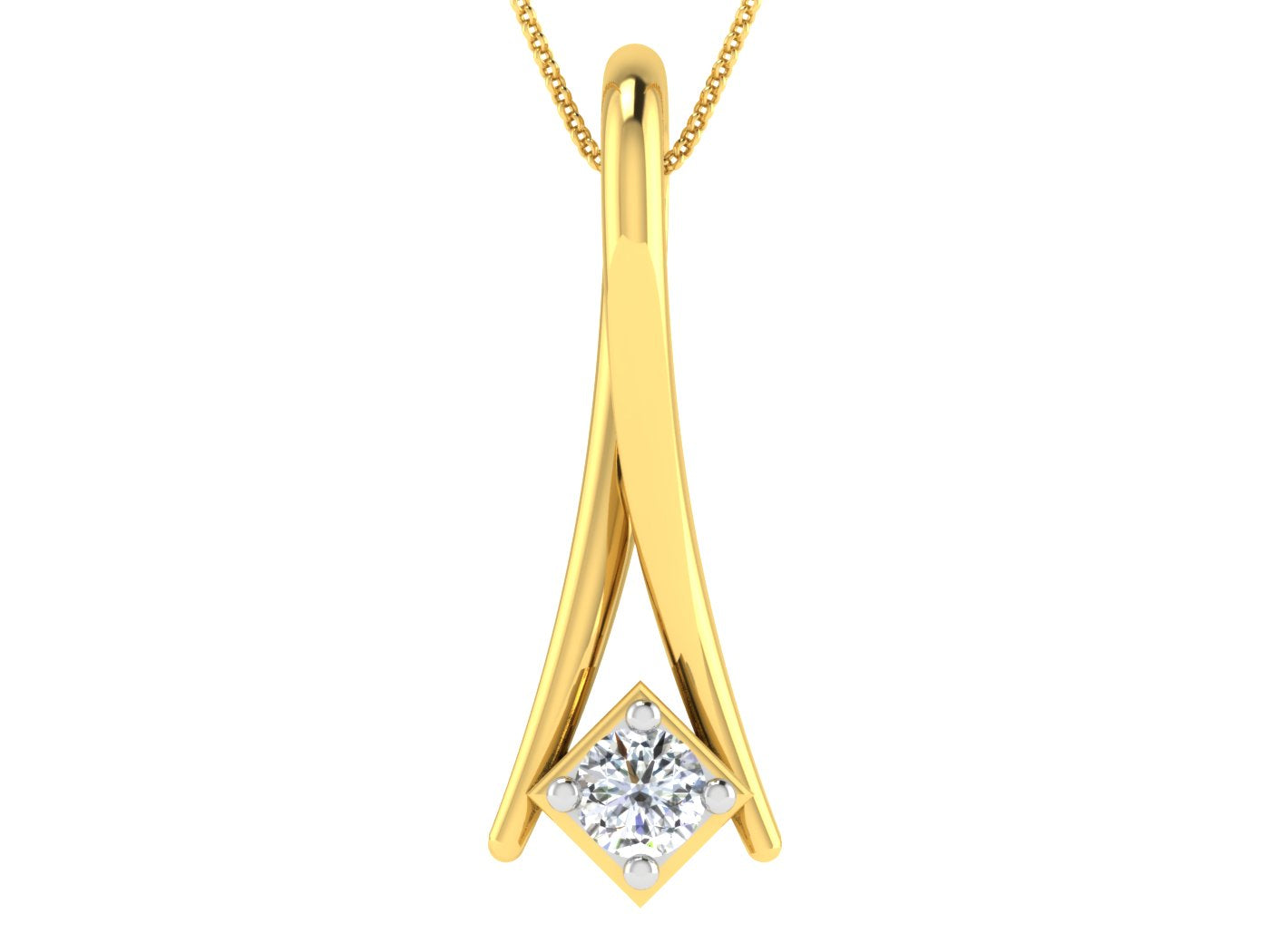 Nidal Jewels | Equinox Gold and Diamond Pendant - Nidal Jewels