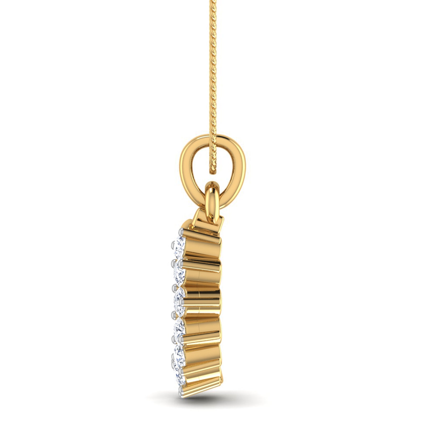 Nidal Jewels | Constellation Circle Diamond and Gold Pendant - Nidal Jewels