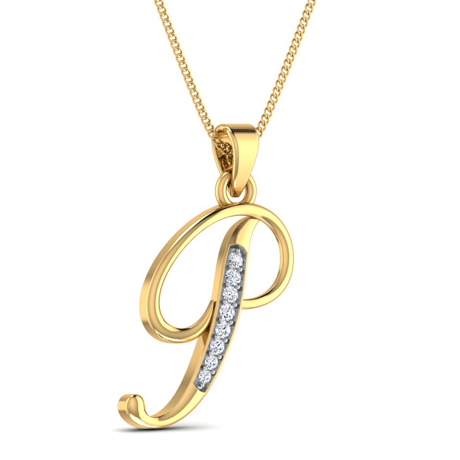 Nidal Jewels |Prestige P Gold and Diamond Pendant - Nidal Jewels
