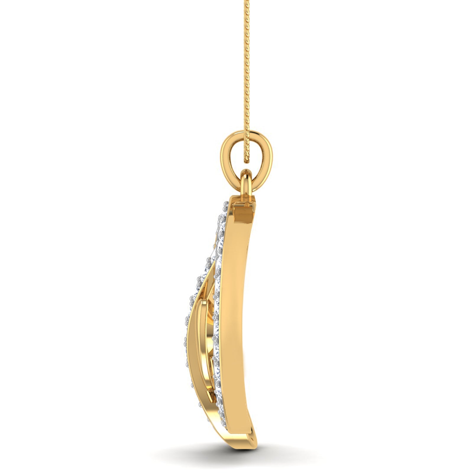 Nidal Jewels | Divine D Gold and Diamond Pendant - Nidal Jewels