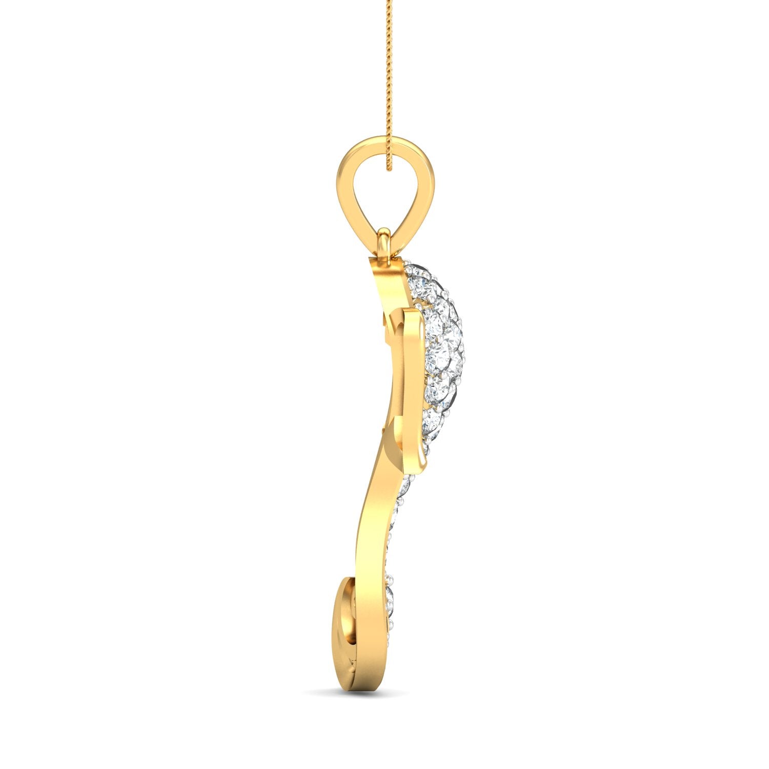 Nidal Jewels | Divine Ganesha Gold and Diamond Pendant - Nidal Jewels