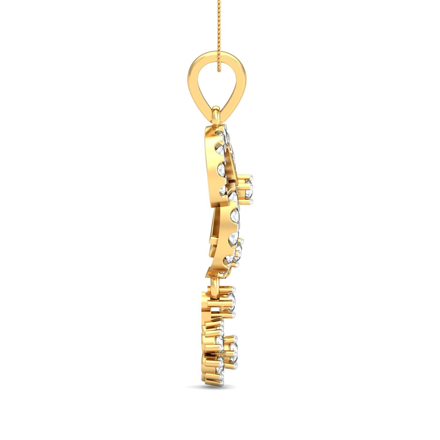 Nidal Jewels | Illumination Gold and Diamond Pendant - Nidal Jewels