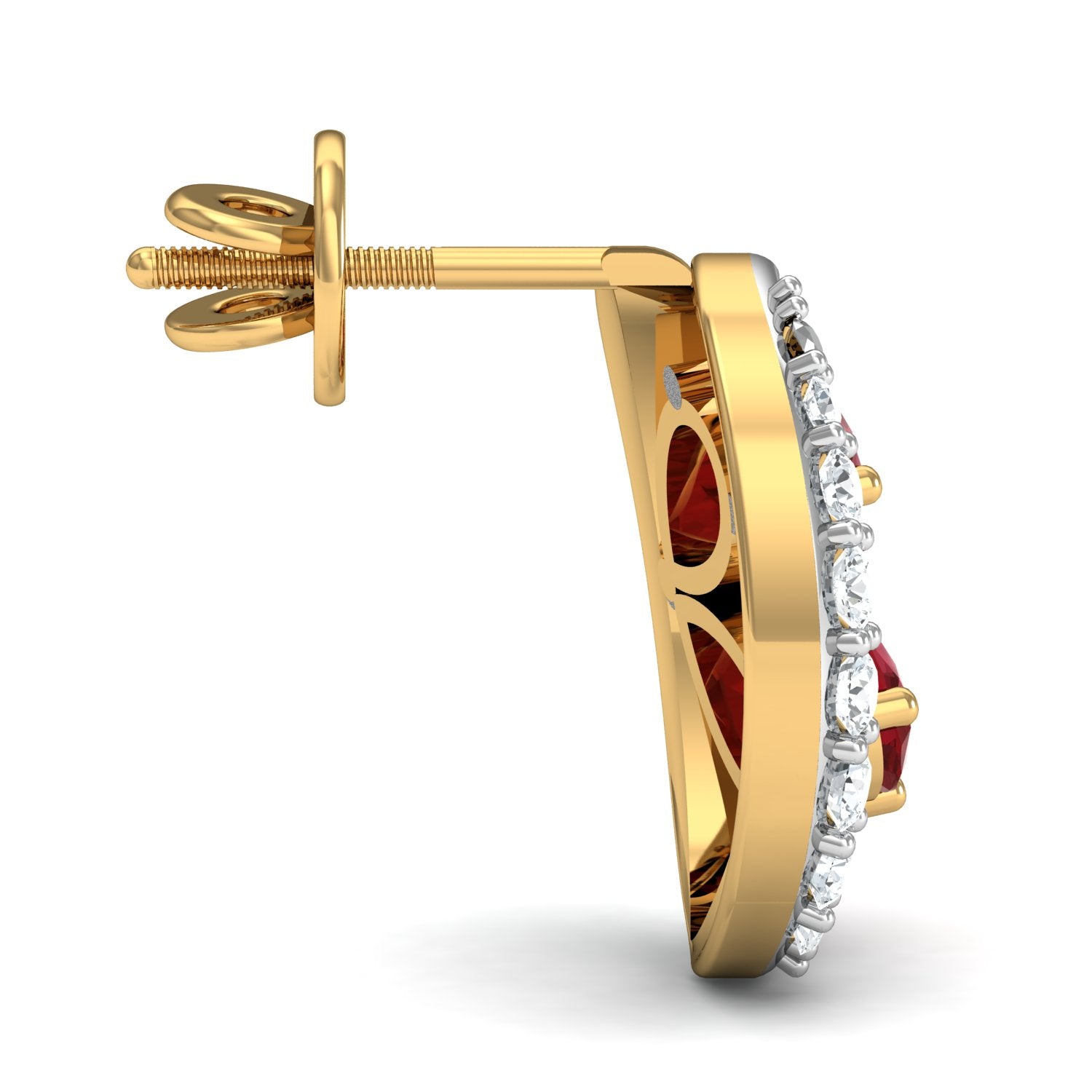 Nidal Jewels | Passion Ruby Gold and Diamond Pendant