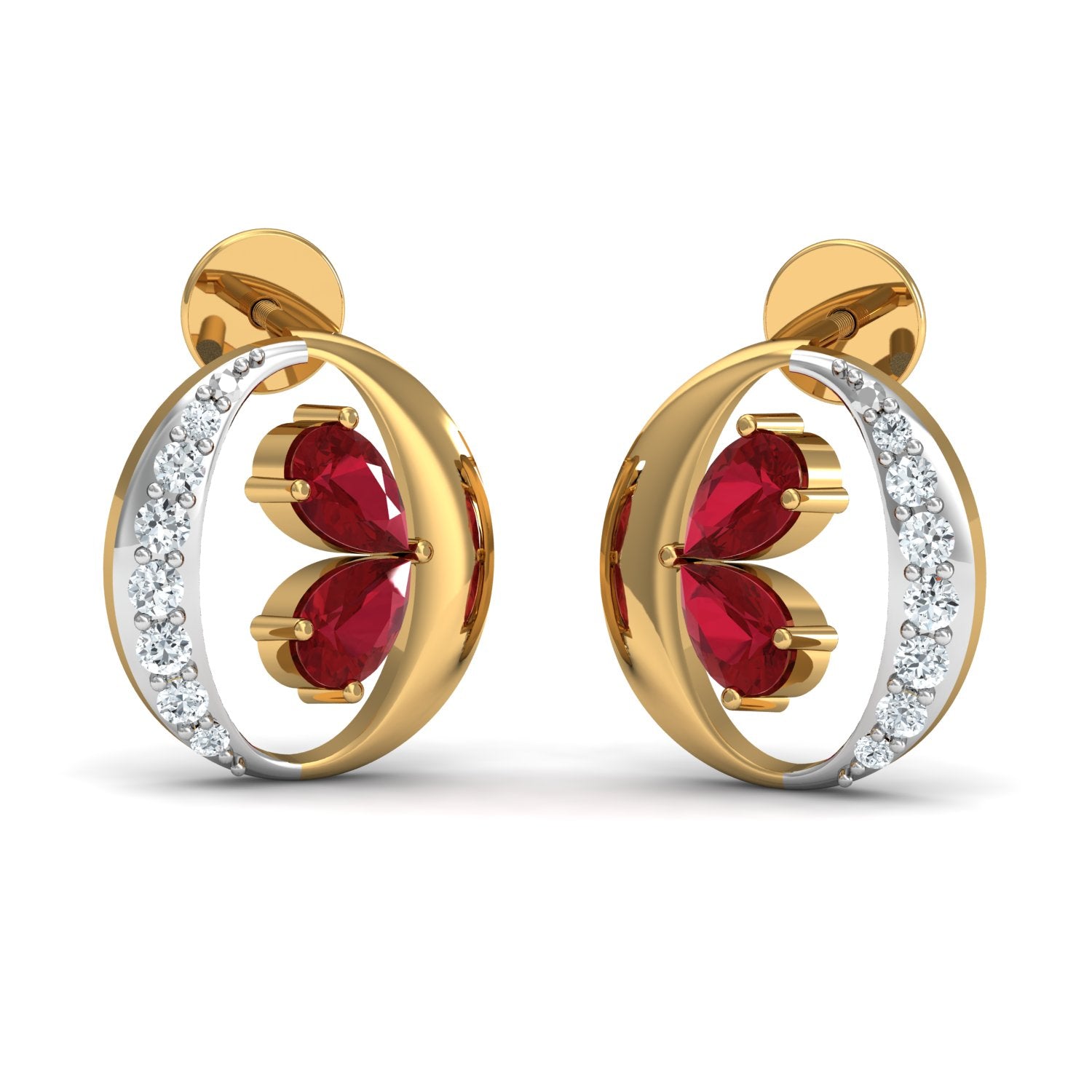 Nidal Jewels | Passion Ruby Gold and Diamond Pendant