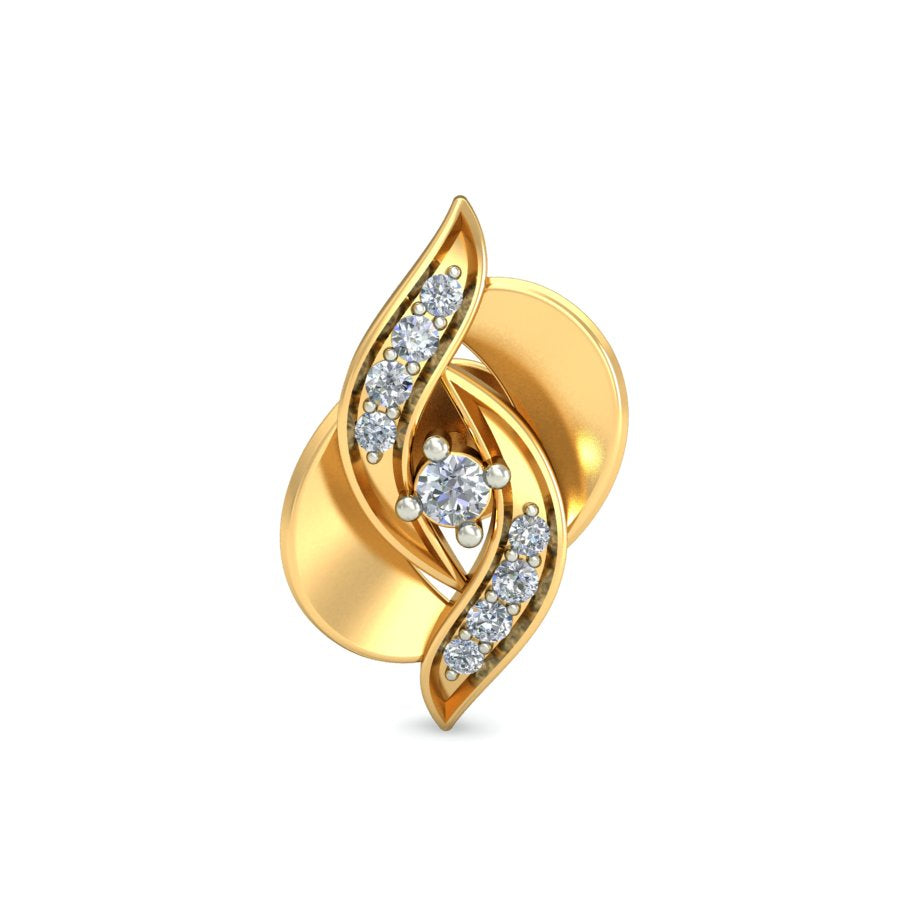 Nidal Jewels | Radiant Twist Solitairs Pendant