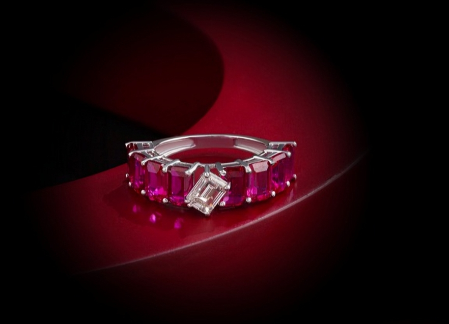 Nidal Jewels | Scarlet Symphony Ring