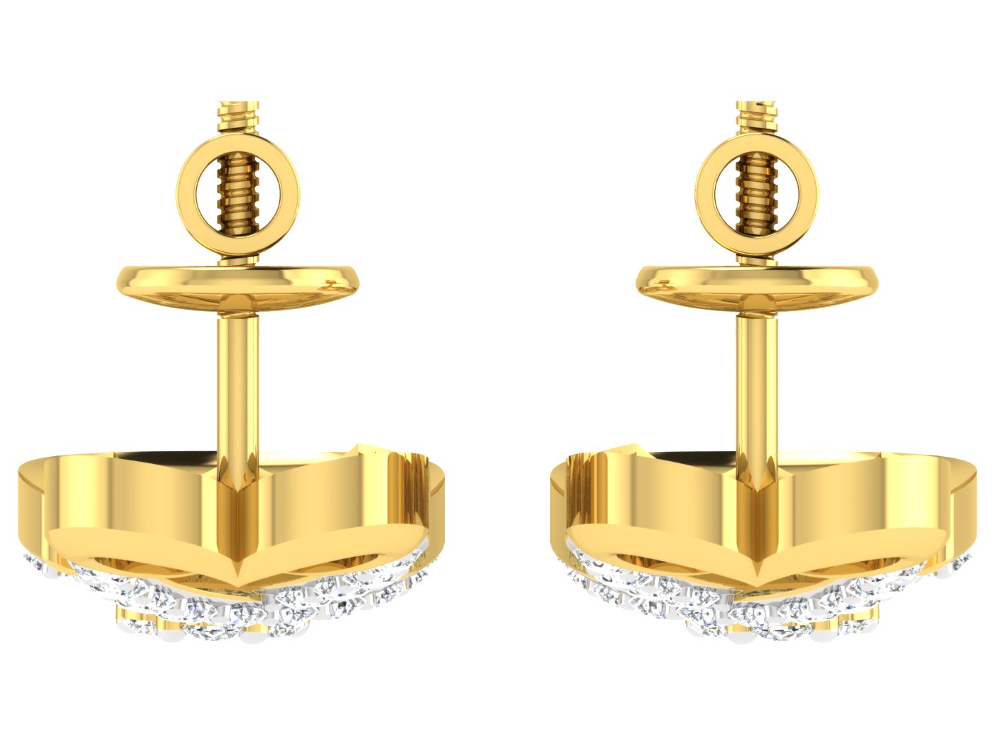 Nidal Jewels | Diamond Infinity Heart Gold and Diamond Mangalsutra Set - Nidal Jewels