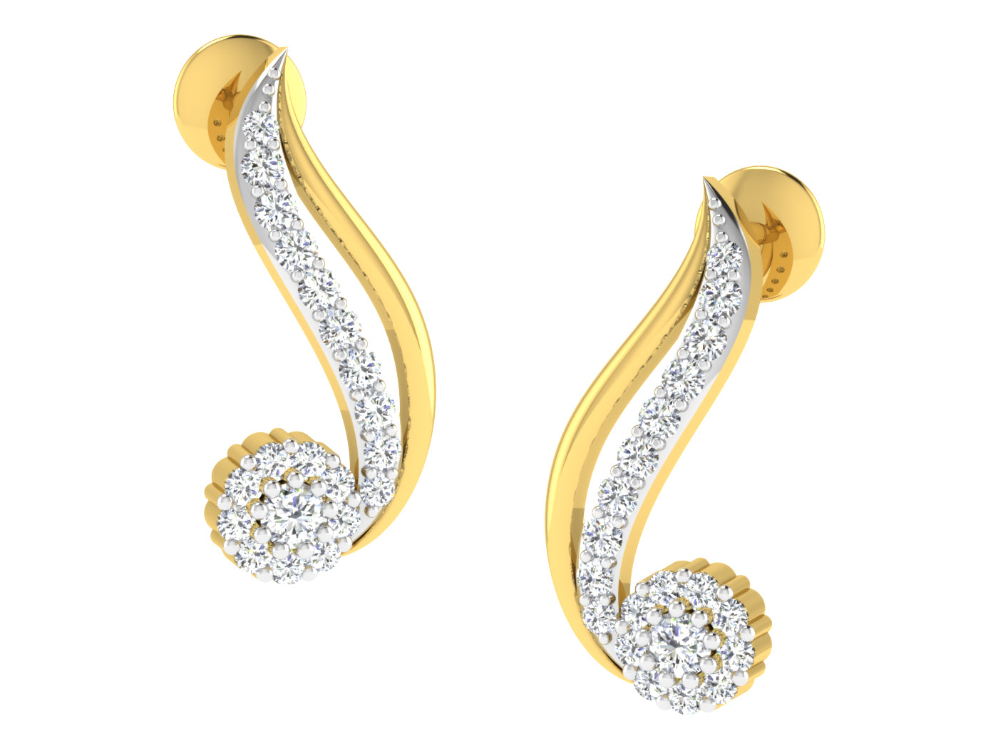 Nidal Jewels | Celestial Promise Gold and Diamond Mangalsutra Set - Nidal Jewels