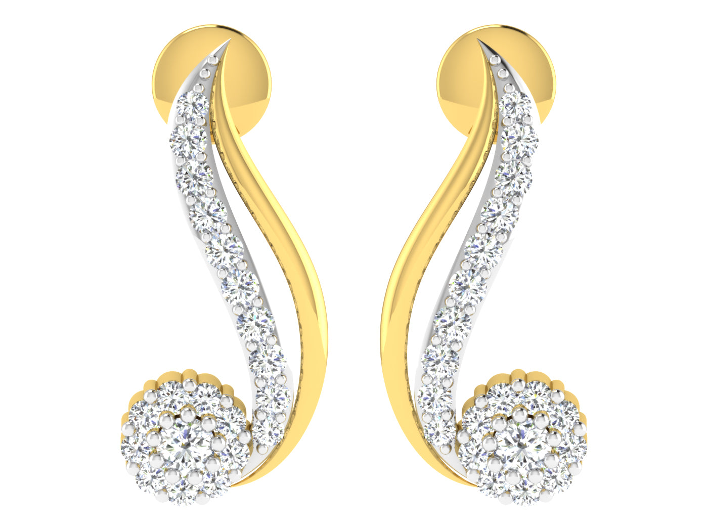 Nidal Jewels | Celestial Promise Gold and Diamond Mangalsutra Set - Nidal Jewels