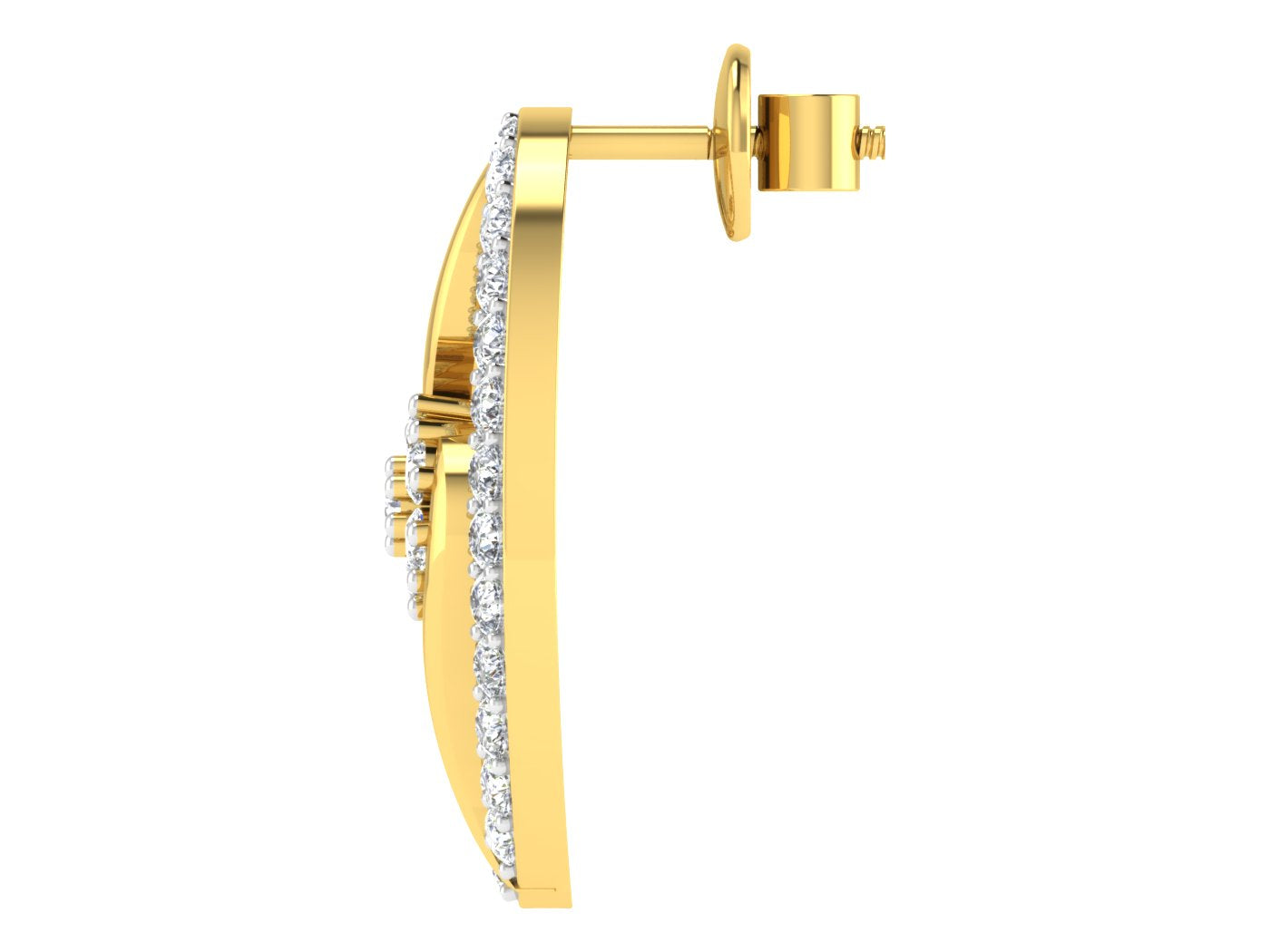 Nidal Jewels | Oval Gold and Diamond Mangalsutra Set - Nidal Jewels