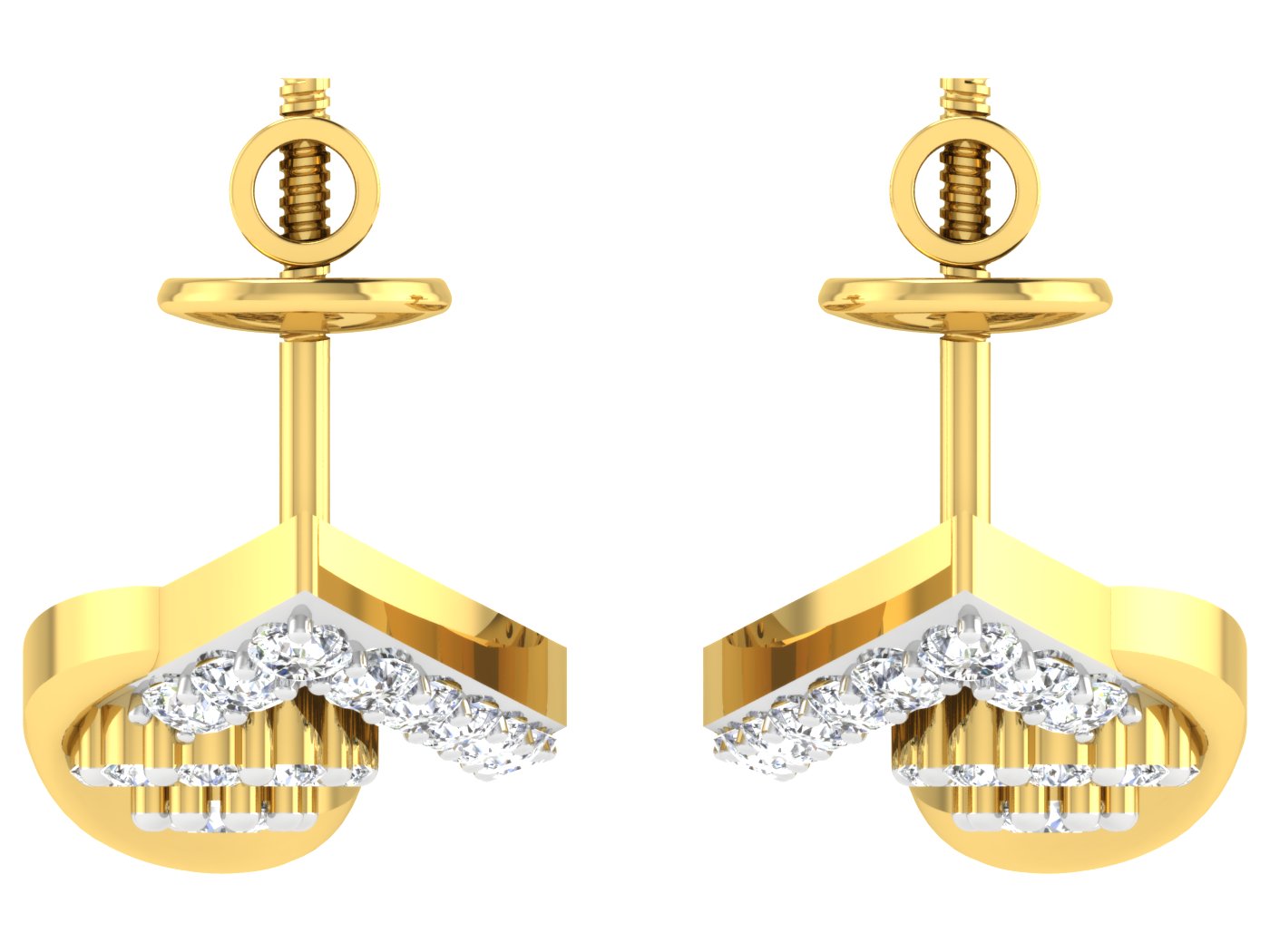 Nidal Jewels | Enchanted Connection Gold and Diamond Mangalsutra Set - Nidal Jewels