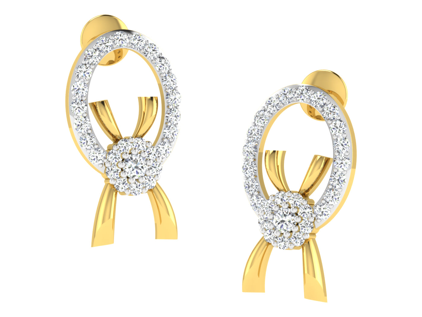 Nidal Jewels | Golden Fusion Gold and Diamond Mangalsutra Set - Nidal Jewels