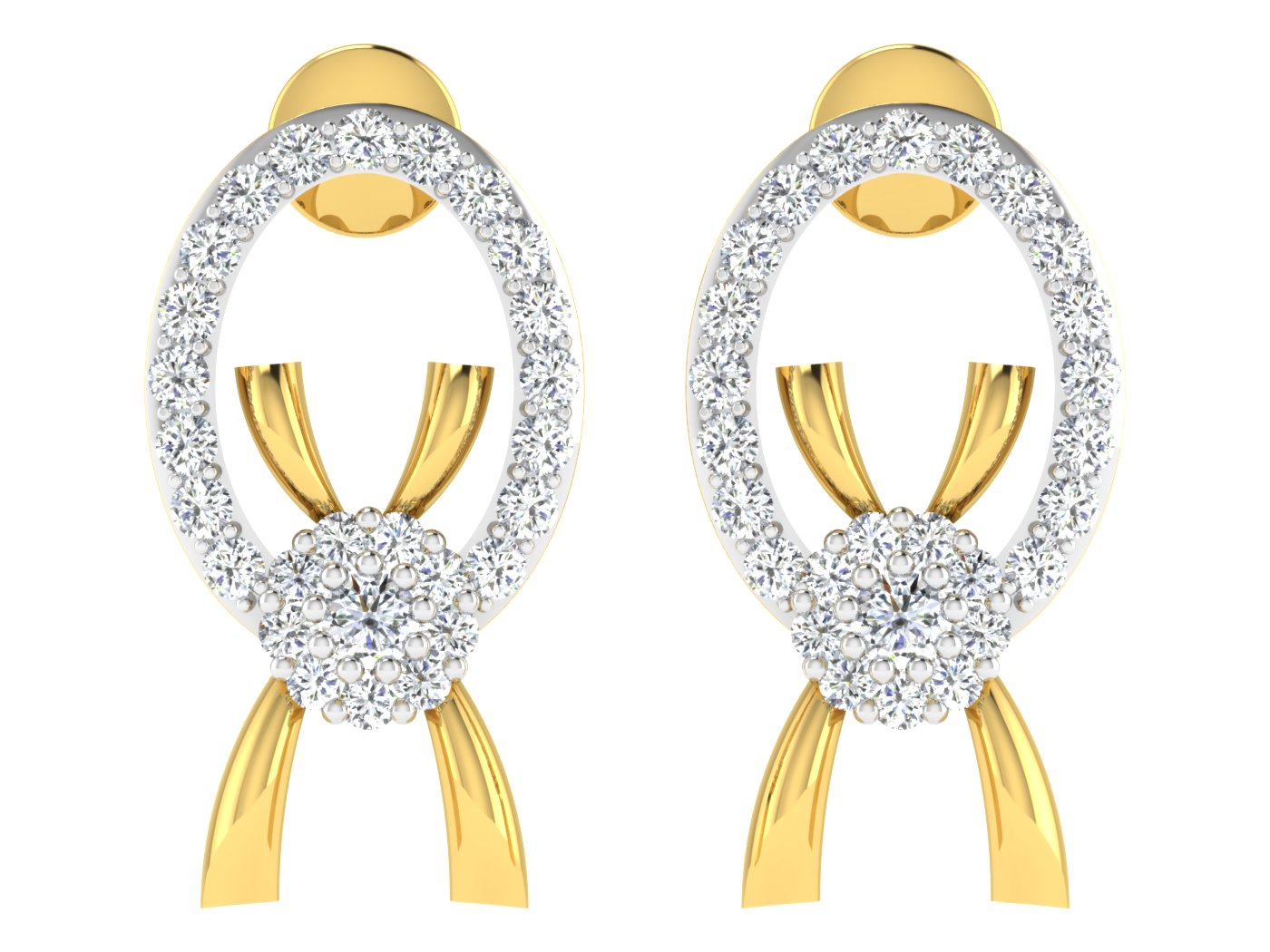 Nidal Jewels | Golden Fusion Gold and Diamond Mangalsutra Set - Nidal Jewels