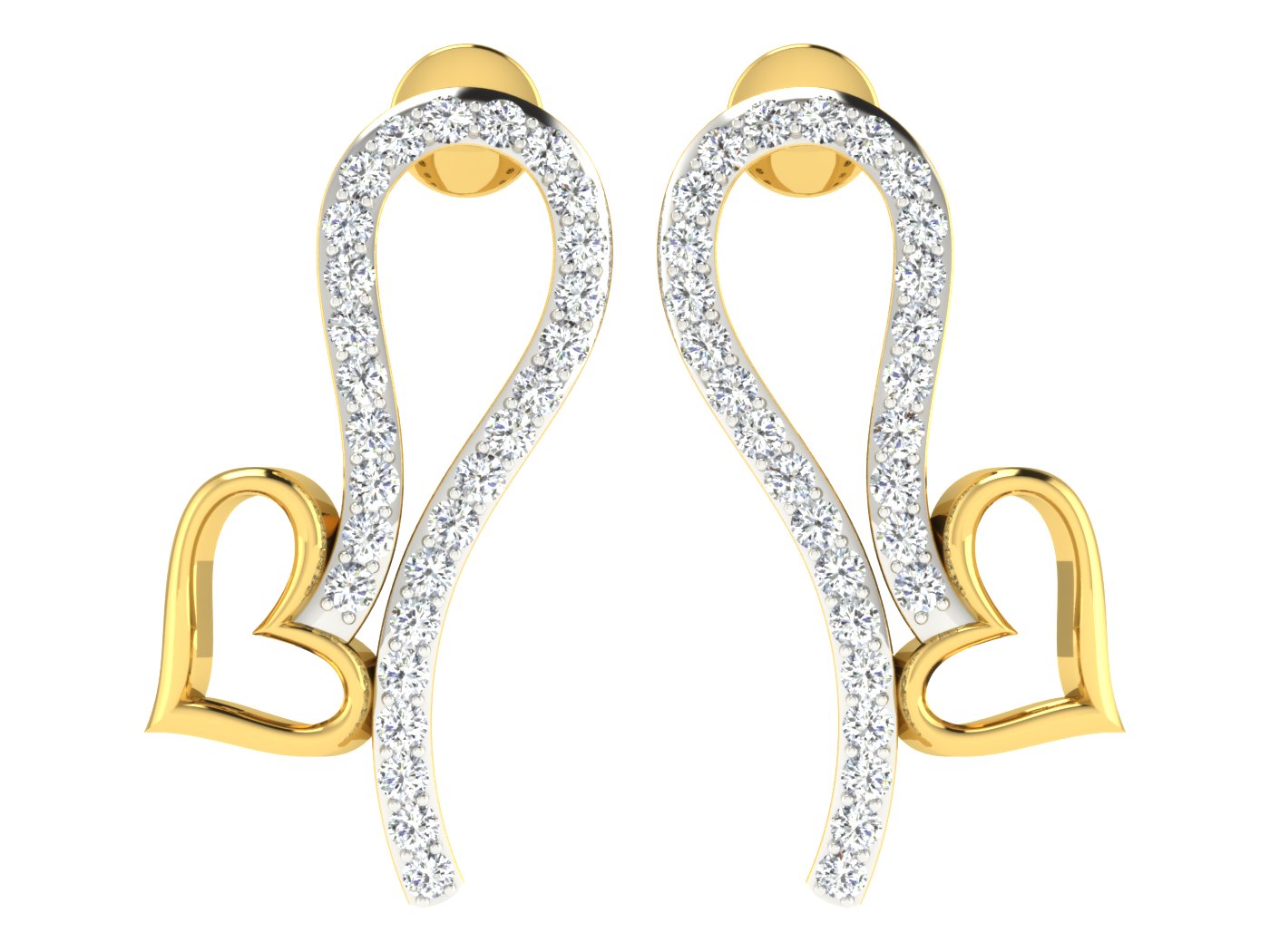 Nidal Jewels | Soulful Heart  Gold and Diamond Mangalsutra Set - Nidal Jewels