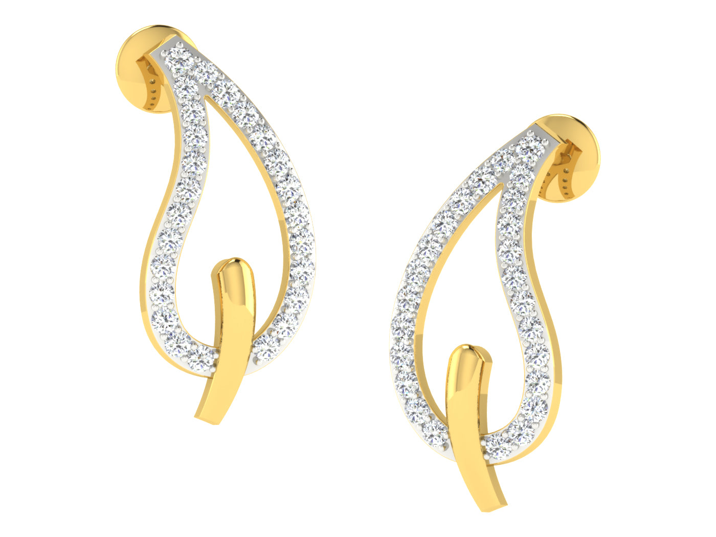 Nidal Jewels | Linked in Loved Gold and Diamond Mangalsutra Set - Nidal Jewels