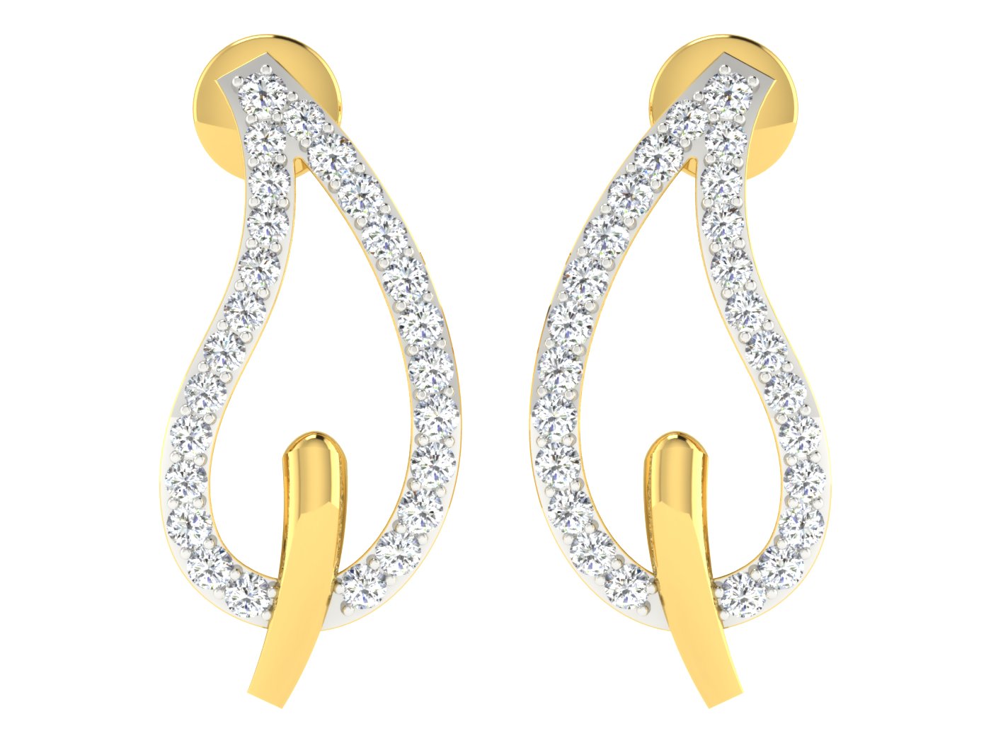 Nidal Jewels | Linked in Loved Gold and Diamond Mangalsutra Set - Nidal Jewels