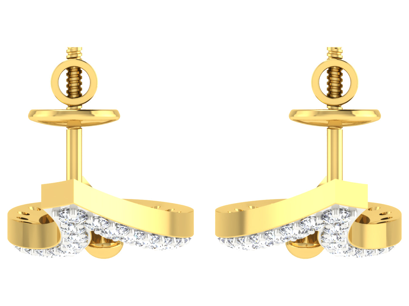 Nidal Jewels | Linked in Loved Gold and Diamond Mangalsutra Set - Nidal Jewels