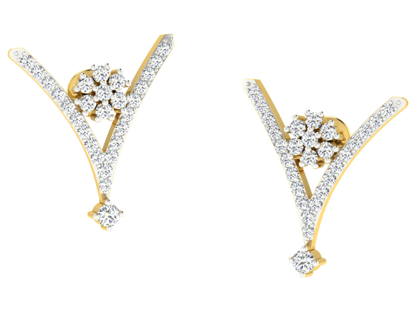 Nidal Jewels | Embrace Gold and Diamond Mangalsutra Set - Nidal Jewels