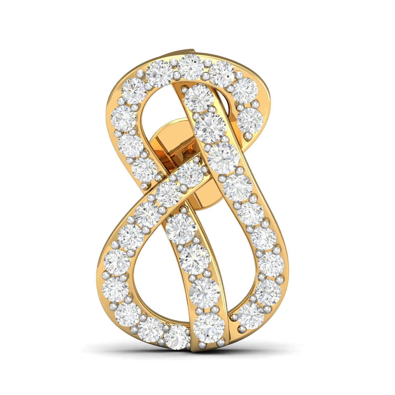 Nidal Jewels | Blissful Knot Gold and Diamond Mangalsutra Set - Nidal Jewels