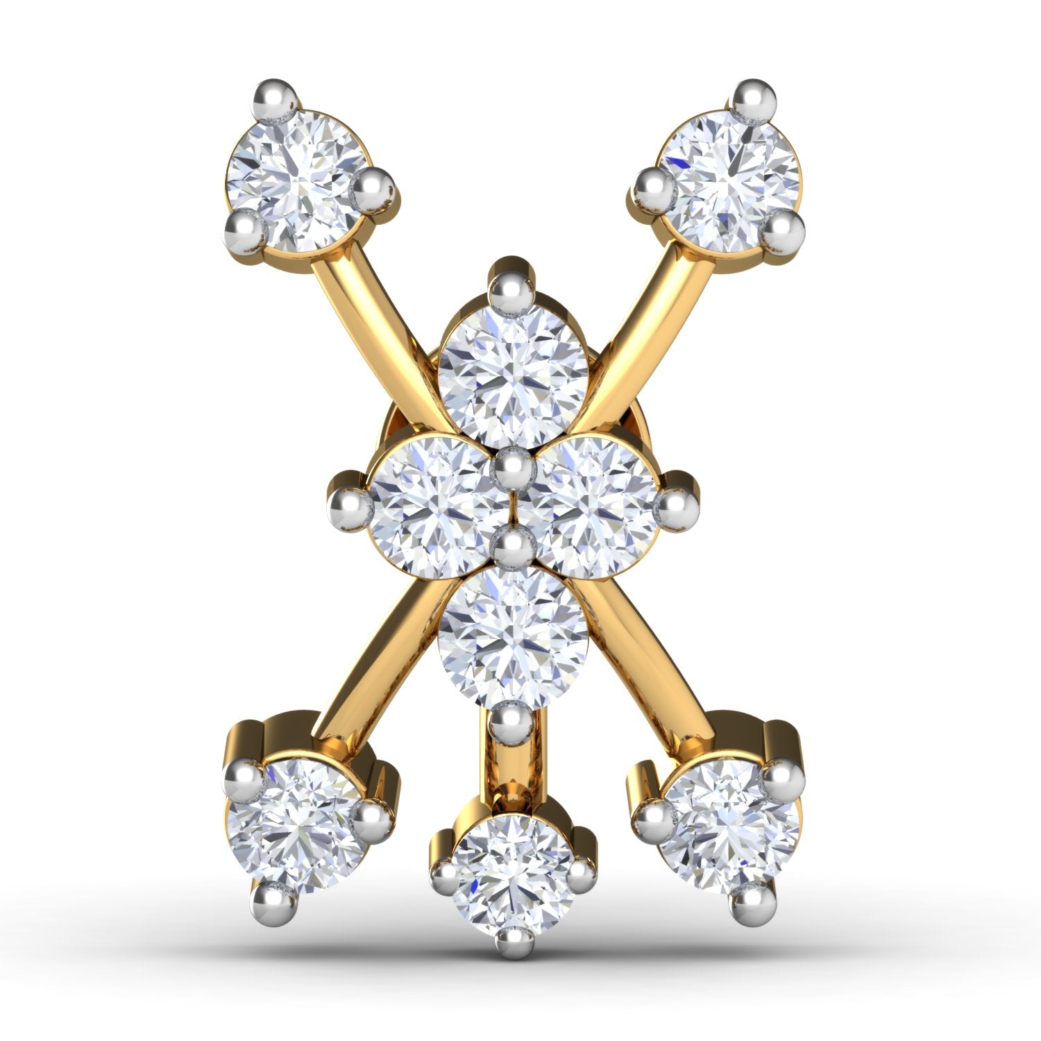 Nidal Jewels | Shining Star Gold and Diamond Mangalsutra Set - Nidal Jewels