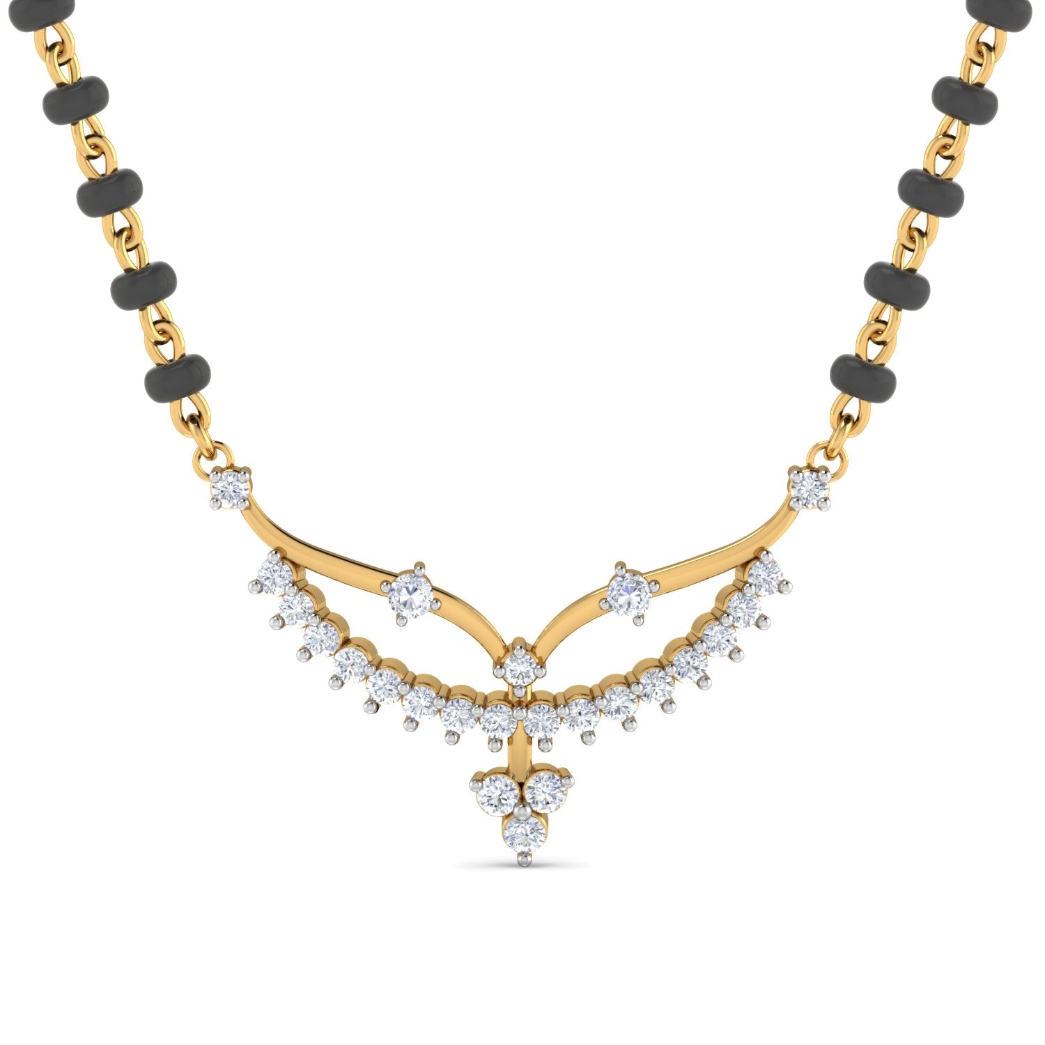 Nidal Jewels | Sacred Gold and Diamond Mangalsutra Set