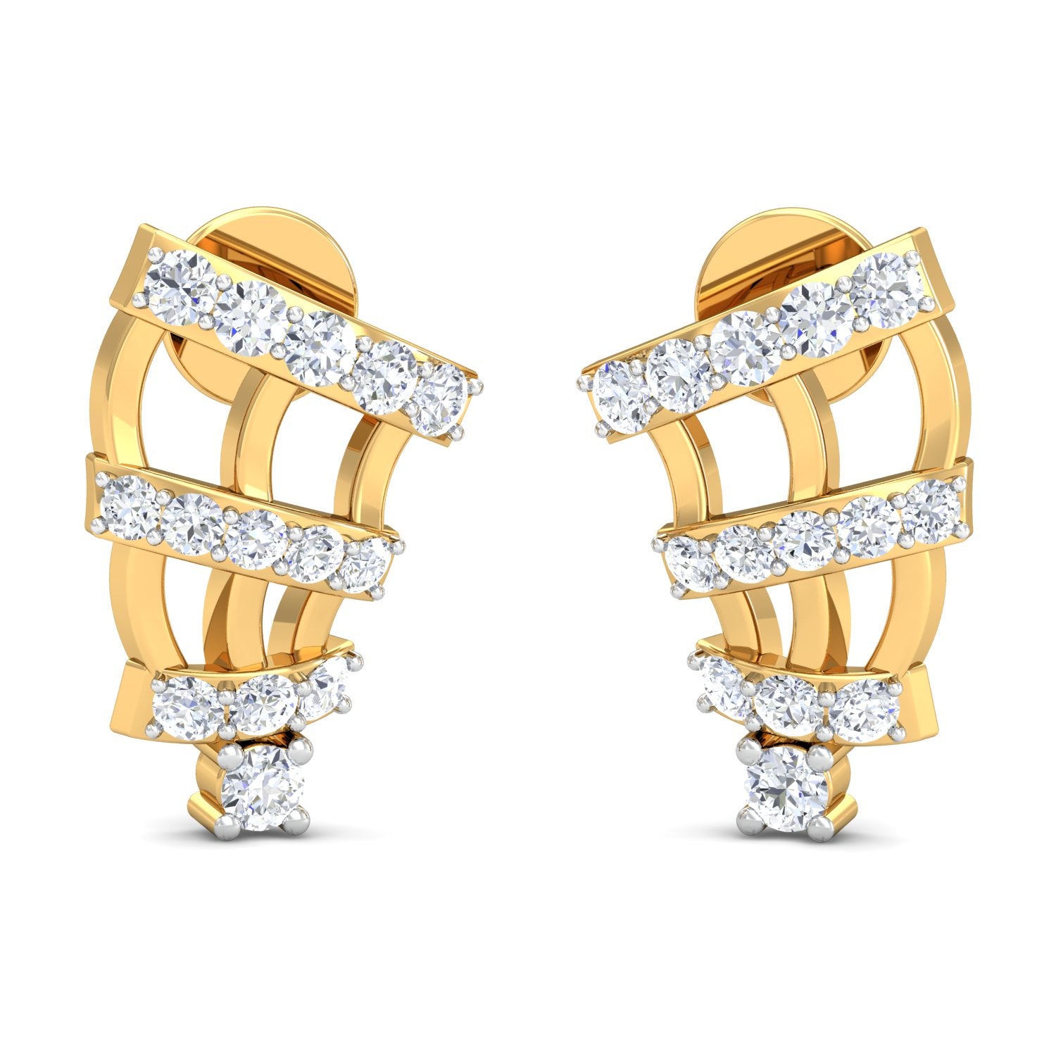 Nidal Jewels | Radiant Moon Gold and Diamond Mangalsutra Set