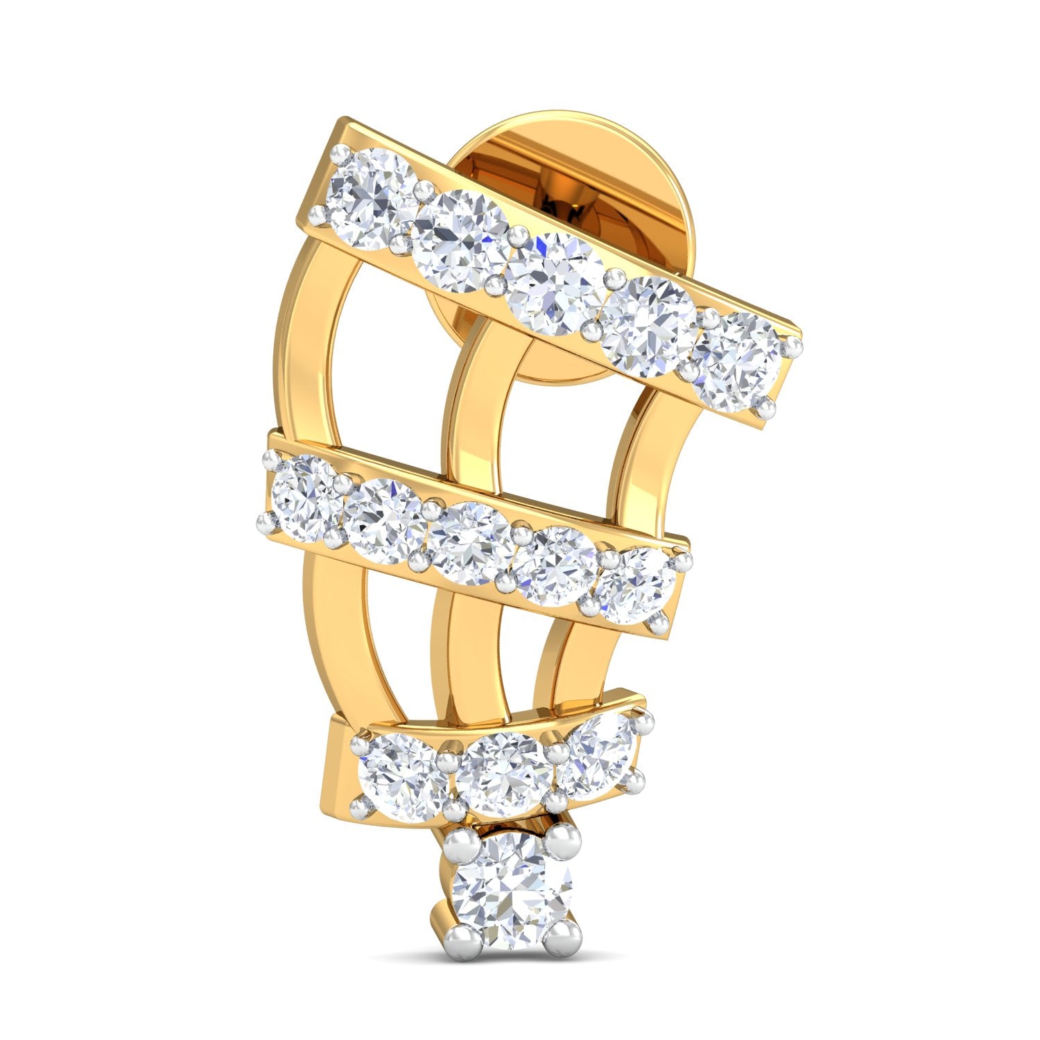 Nidal Jewels | Radiant Moon Gold and Diamond Mangalsutra Set