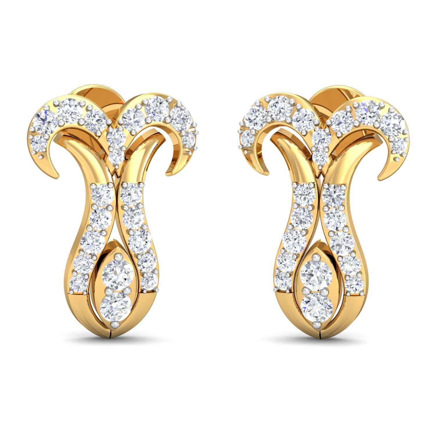 Nidal Jewels | Twirling Wings Gold and Diamond Mangalsutra Set