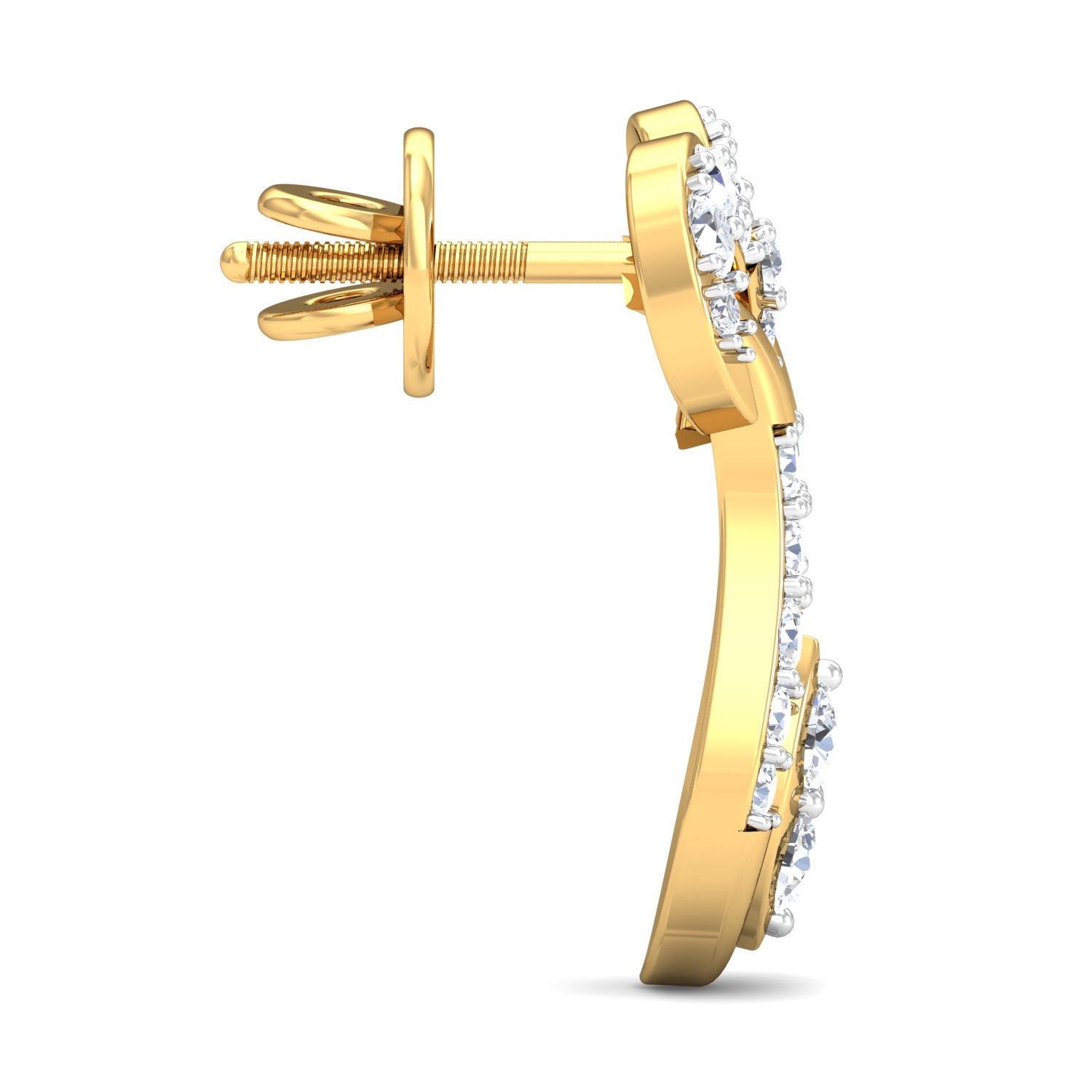 Nidal Jewels | Twirling Wings Gold and Diamond Mangalsutra Set