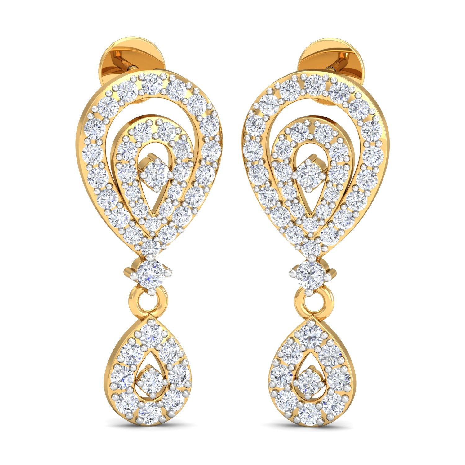 Nidal Jewels | Linked in Love Gold and Diamond Mangalsutra Set - Nidal Jewels