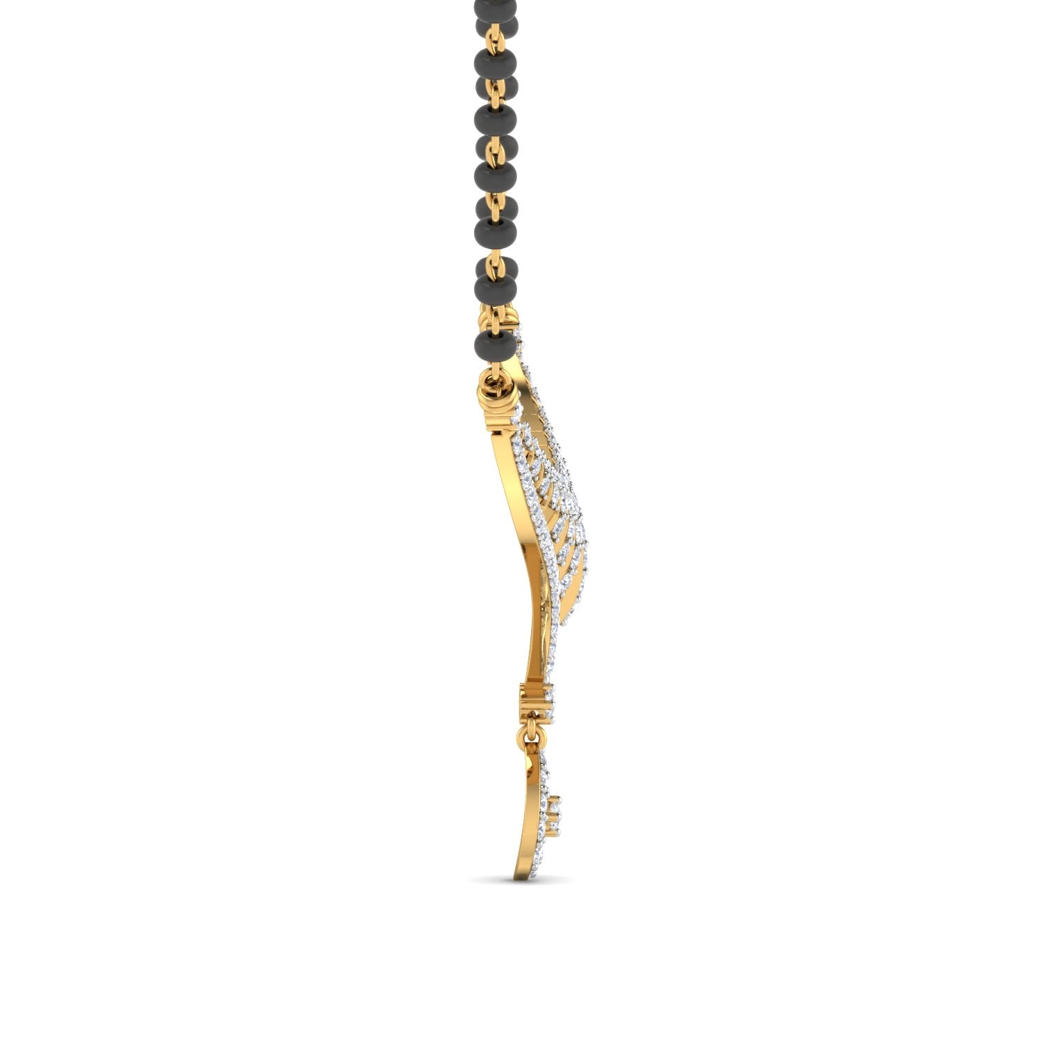 Nidal Jewels | Unified Gold and Diamond Mangalsutra Set - Nidal Jewels