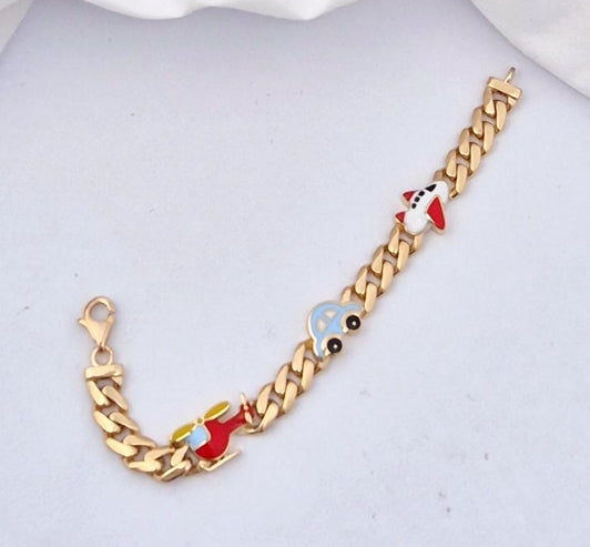 Nidal Jewels | Tiny Treks Rose Gold Baby Bracelet