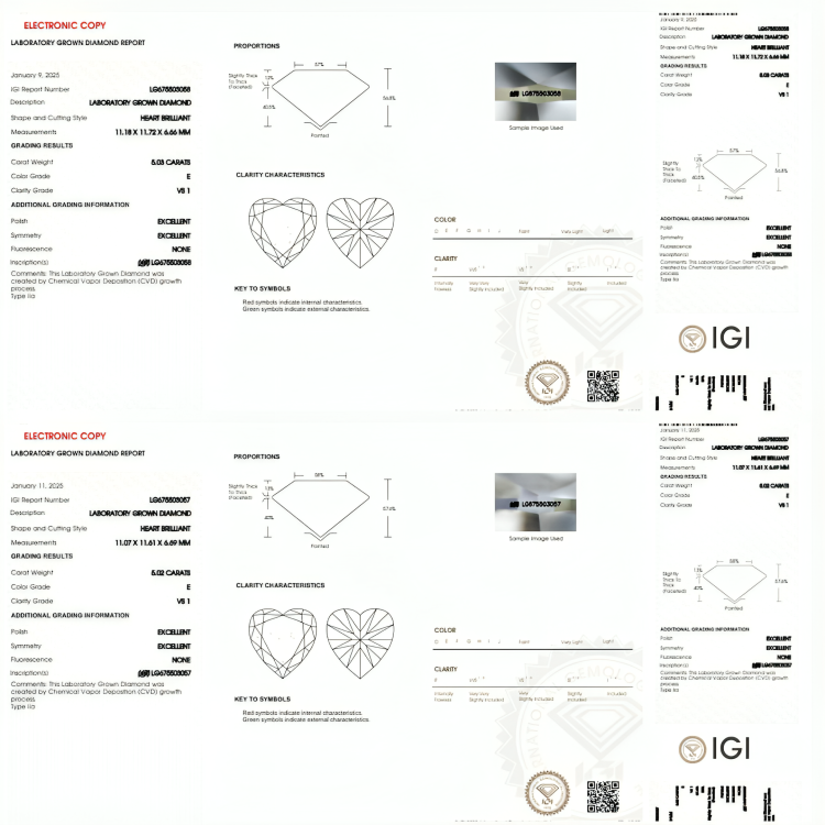 Nidal Jewels | Lumineux Heart-Cut Solitaire Stud Earrings