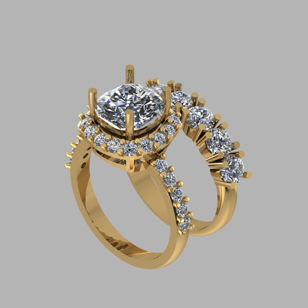 Nidal Jewels | Marquise Eternity Diamond Solitaire Ring
