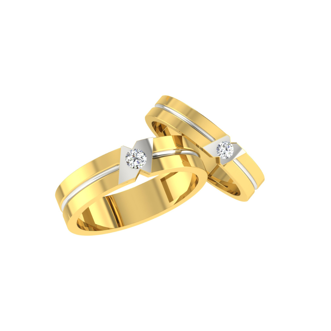 Nidal Jewels | Serene Duotone Couple Bands