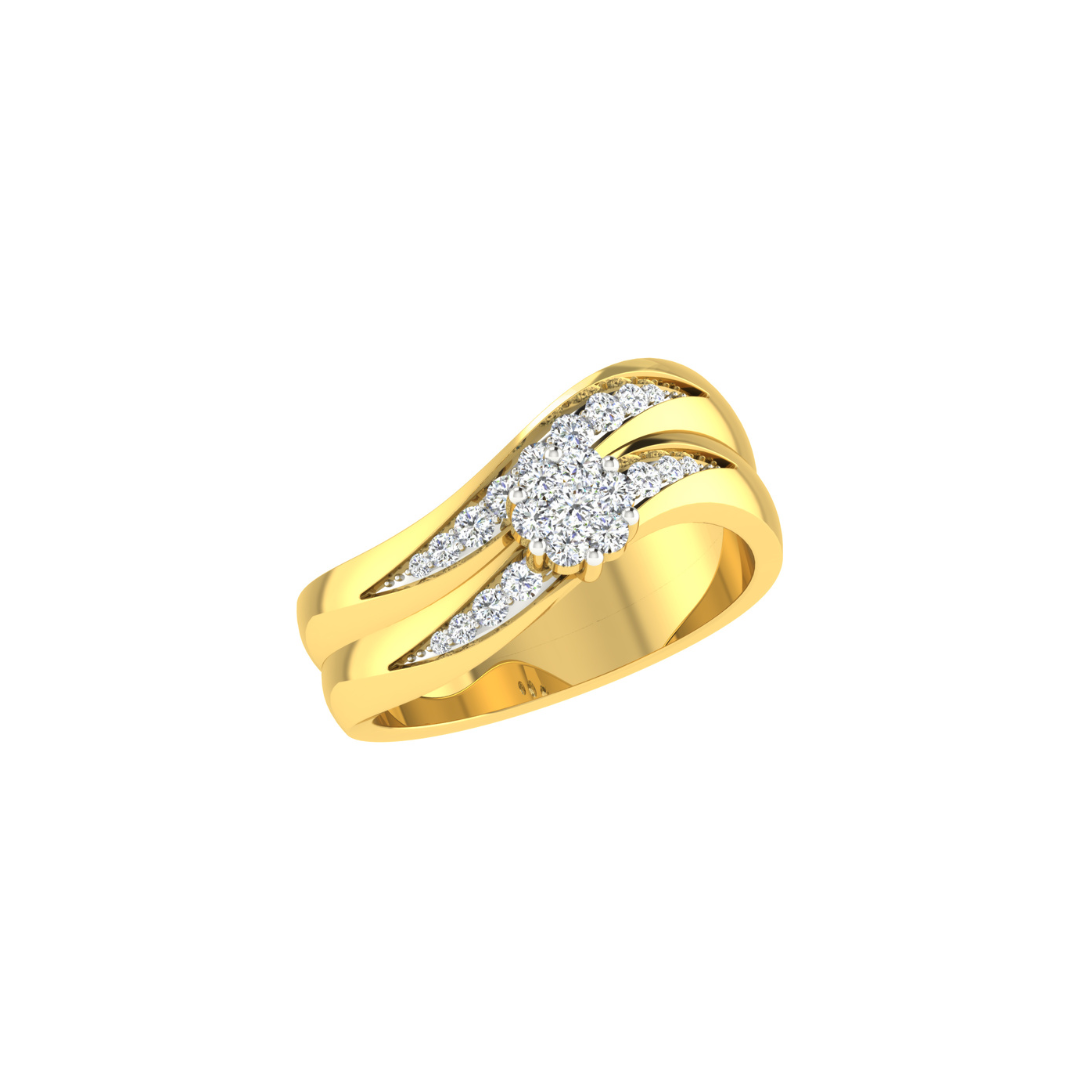 Nidal Jewels | Smirk Diamond Ring