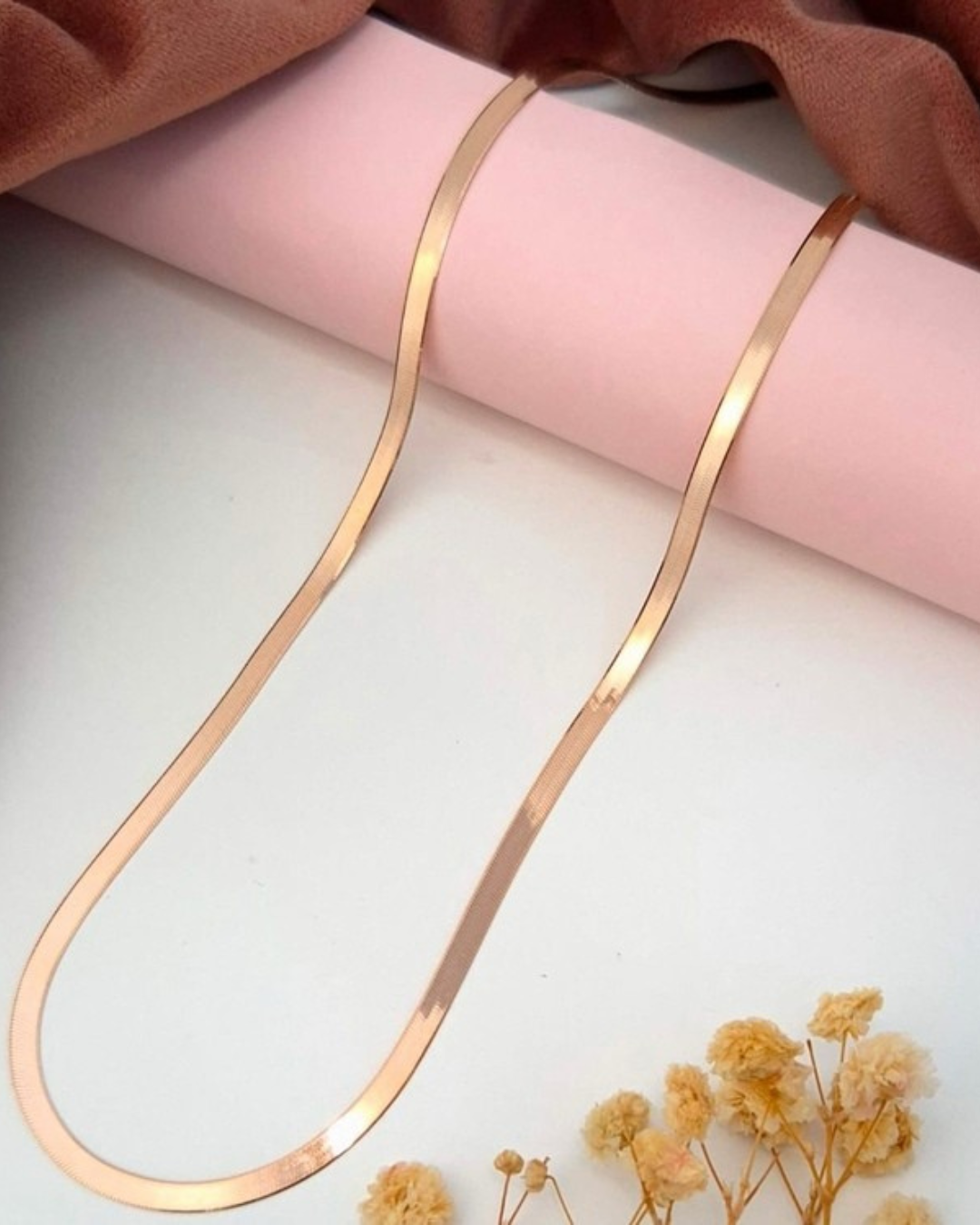 Nidal Jewels | Velora Rose Gold Slik Chain