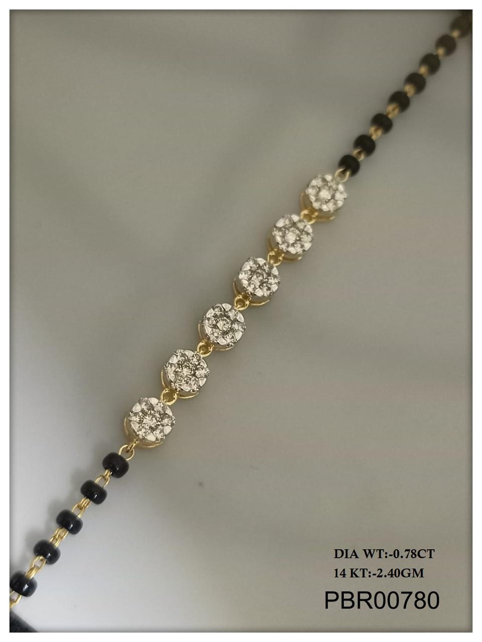 Nidal Jewels | Radiant Bloom Mangalsutra Bracelet