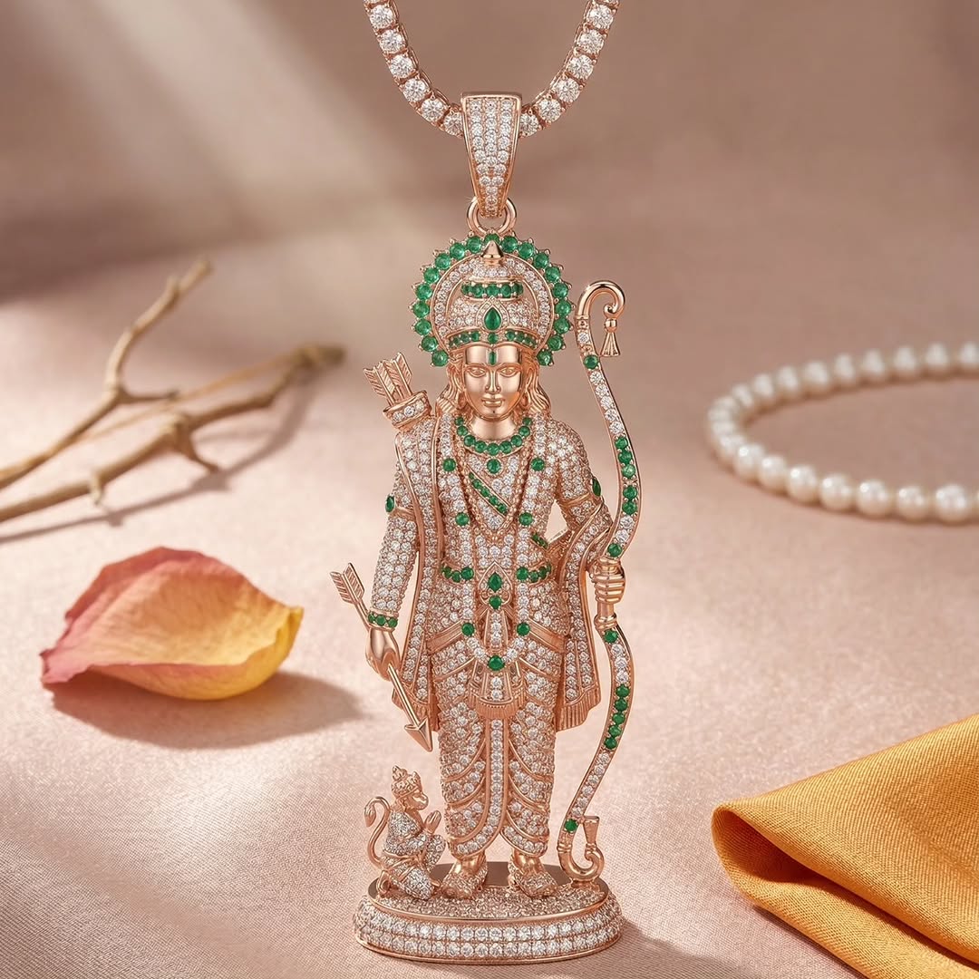 NIDAL JEWELS| SHREE RAM DIVINE PENDANT