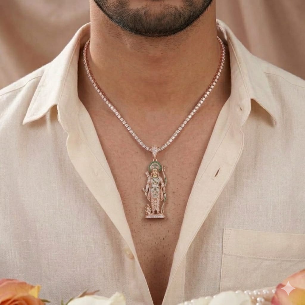 NIDAL JEWELS| SHREE RAM DIVINE PENDANT