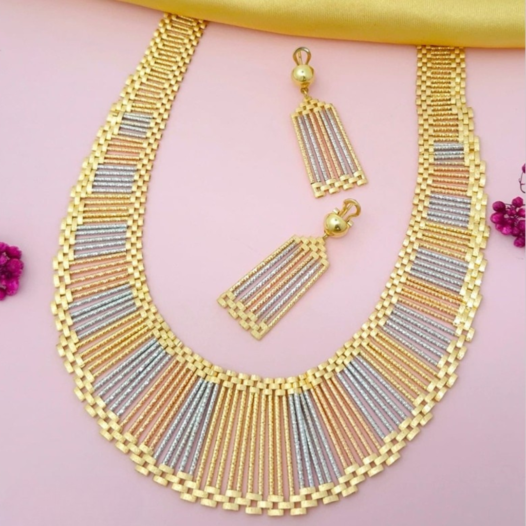 Nidal Jewels | Zariya Elegance Gold Necklace Set
